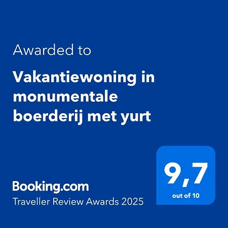 Vakantiewoning In Monumentale Boerderij Met Yurt * Eckelrade